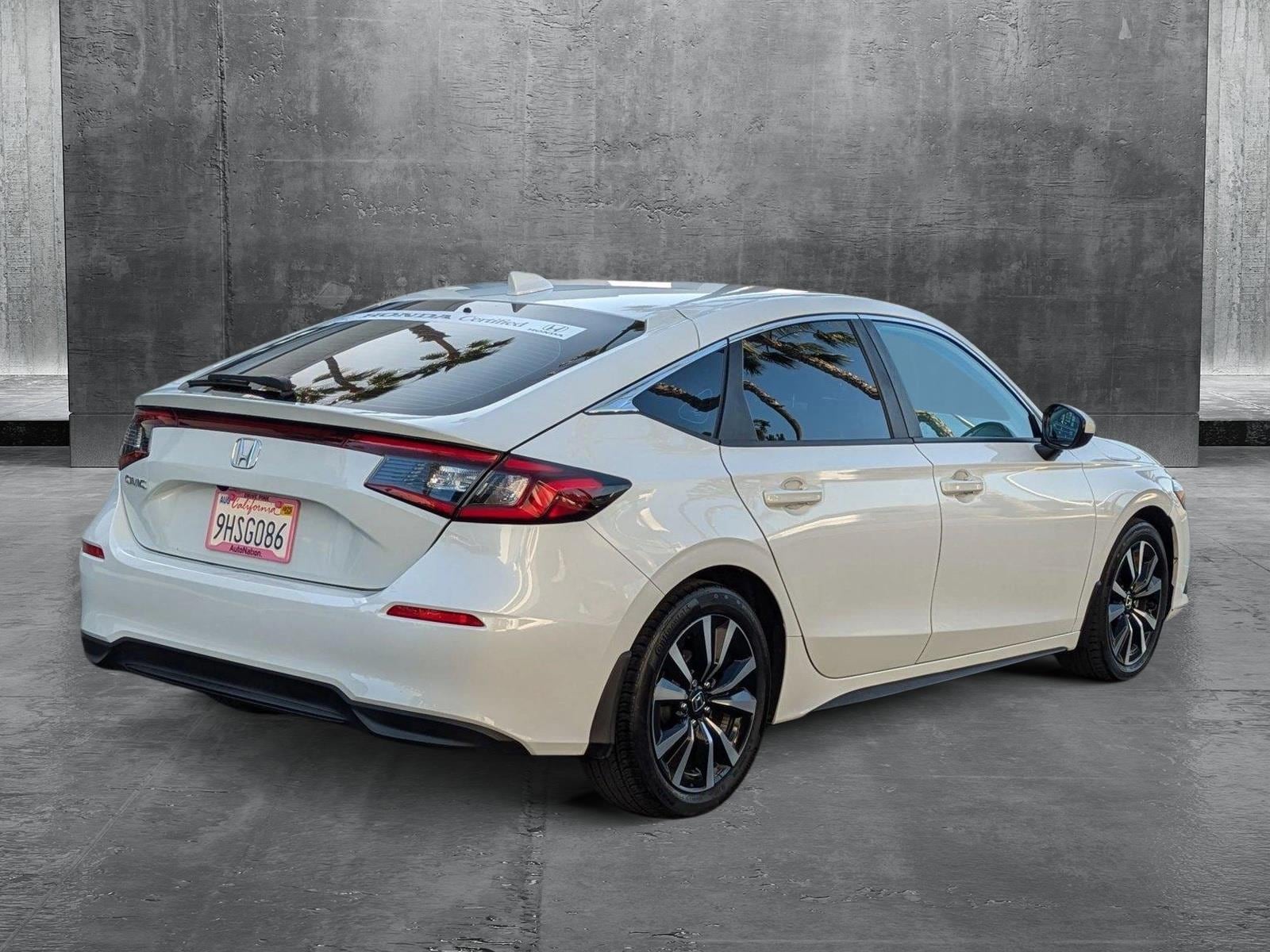 Certified 2023 Honda Civic Hatchback EX-L with VIN 19XFL1H76PE014091 for sale in Costa Mesa, CA