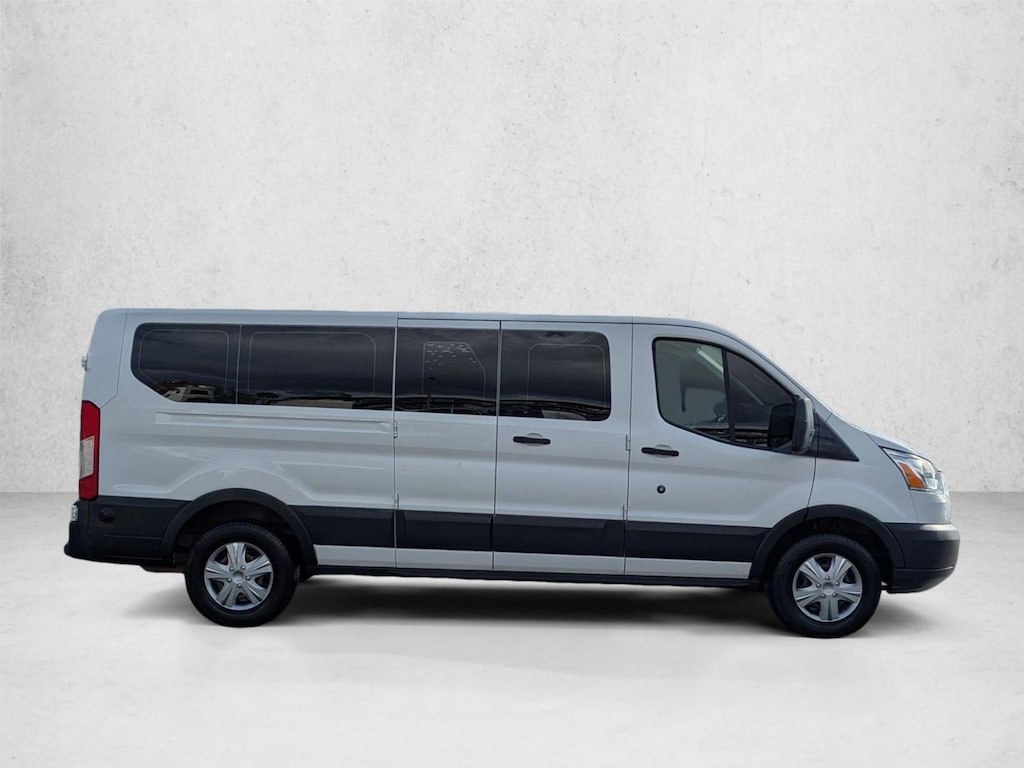 Used 2017 Ford Transit-350 XLT w/60/40 Pass-Side Cargo-Doors Wagon Low Roof Wagon