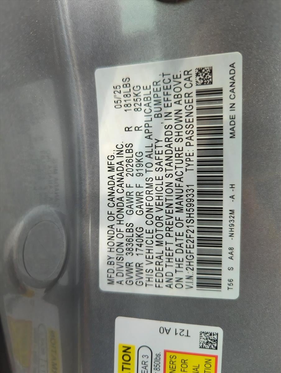 2025 Honda Civic LX - Photo 24