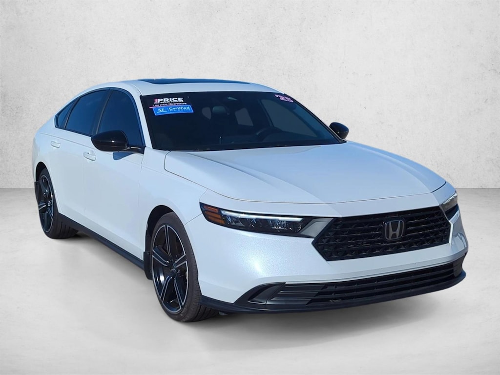 Certified 2025 Honda Accord Hybrid Sport Sedan