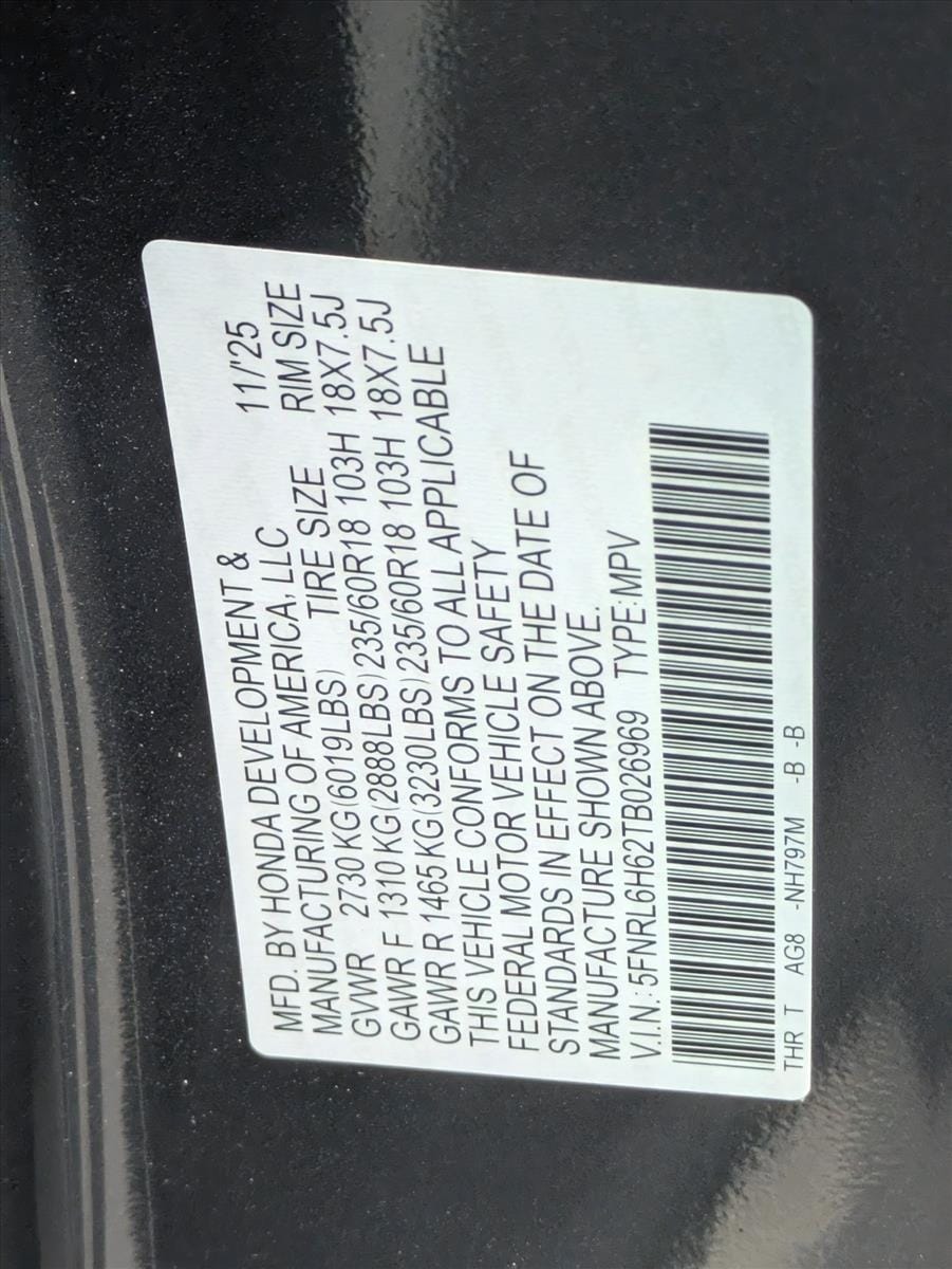 2026 Honda Odyssey EX-L - Photo 16