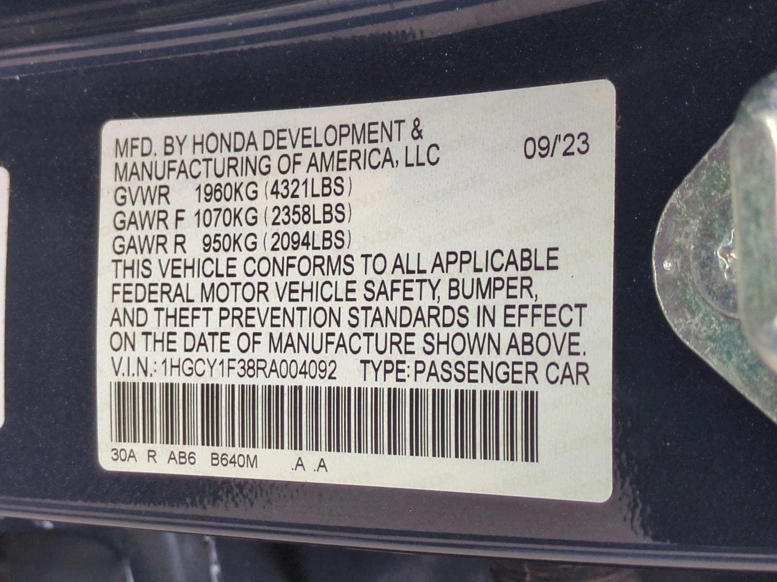2024 Honda Accord EX - Photo 25