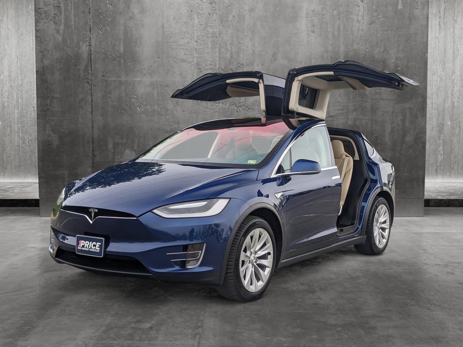 Used 2016 Tesla Model X 90D with VIN 5YJXCBE23GF016216 for sale in Sterling, VA