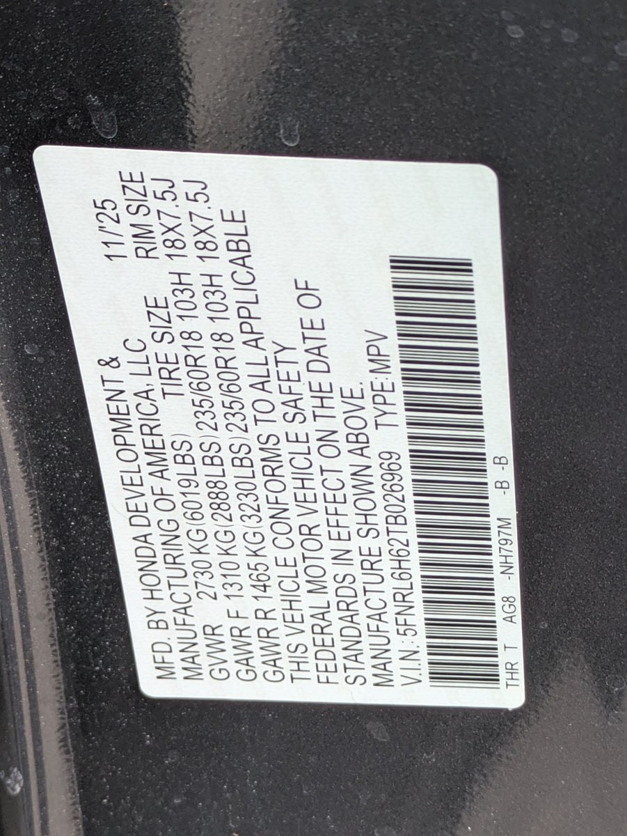 2026 Honda Odyssey EX-L - Photo 26