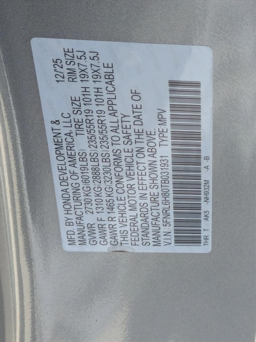 2026 Honda Odyssey Touring - Photo 28