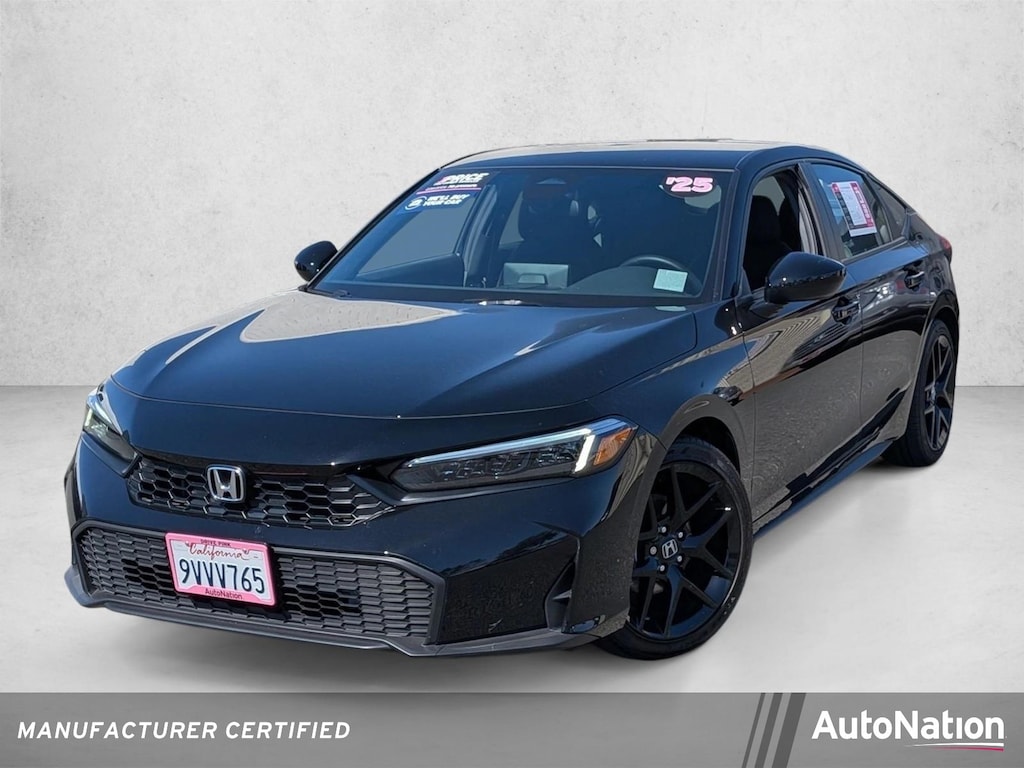 Certified 2025 Honda Civic Sport Hatchback