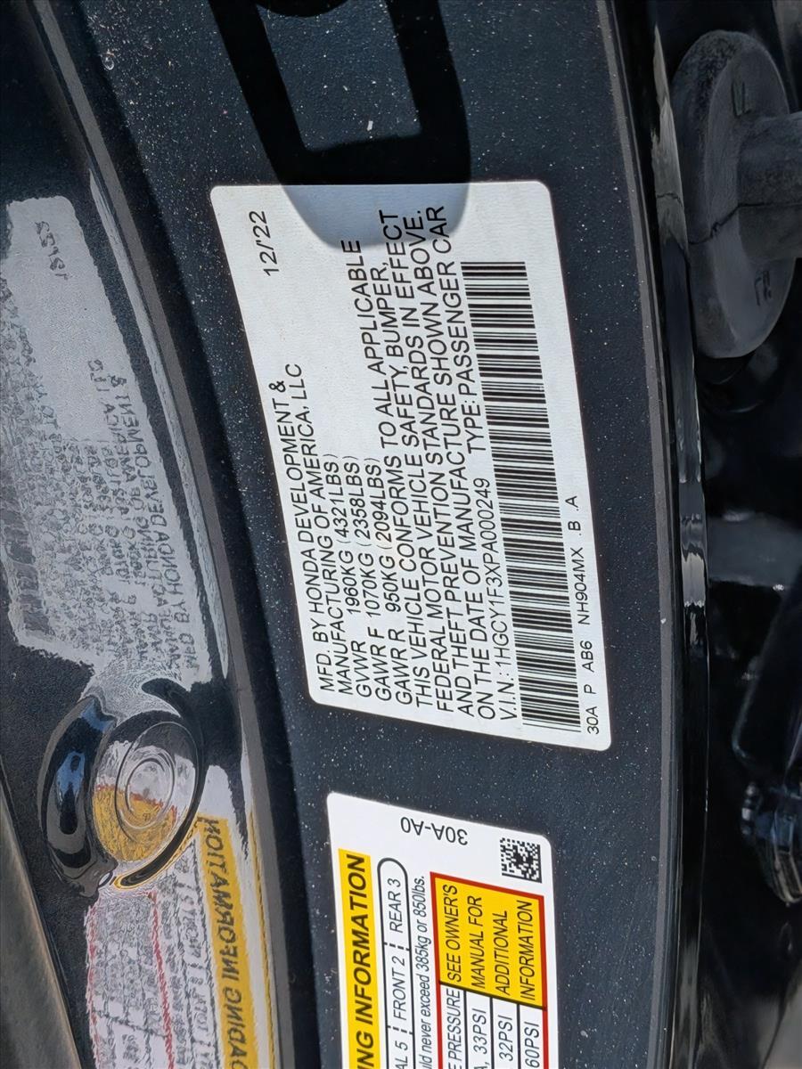 2023 Honda Accord EX - Photo 25