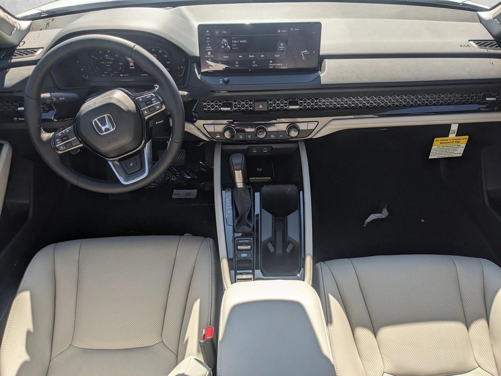 New 2025 Honda Accord Hybrid For Sale Sedan Platinum White Pearl