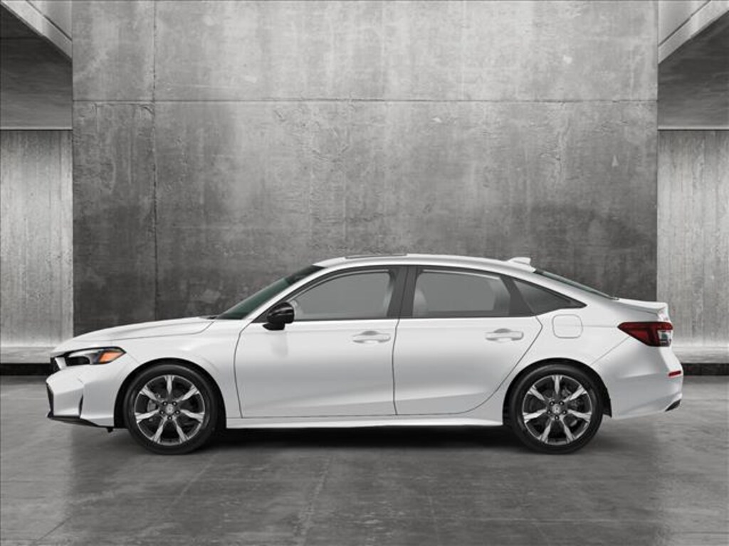 New 2025 Honda Civic Hybrid For Sale Sedan Platinum White Pearl