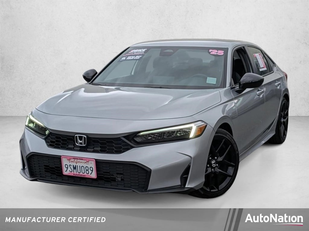 Certified 2025 Honda Civic Sport Sedan