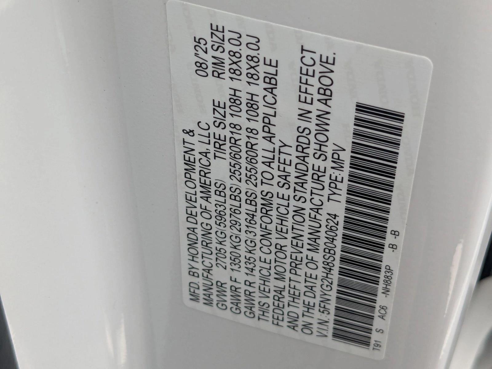 2025 Honda Pilot EX-L - Photo 16