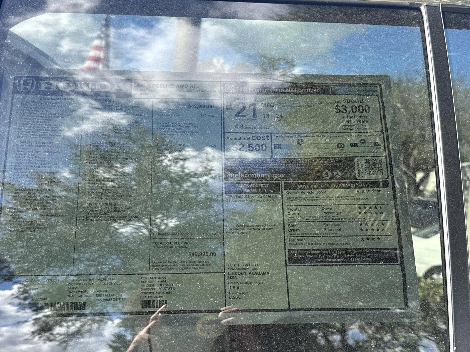 2025 Honda Ridgeline RTL - Photo 18