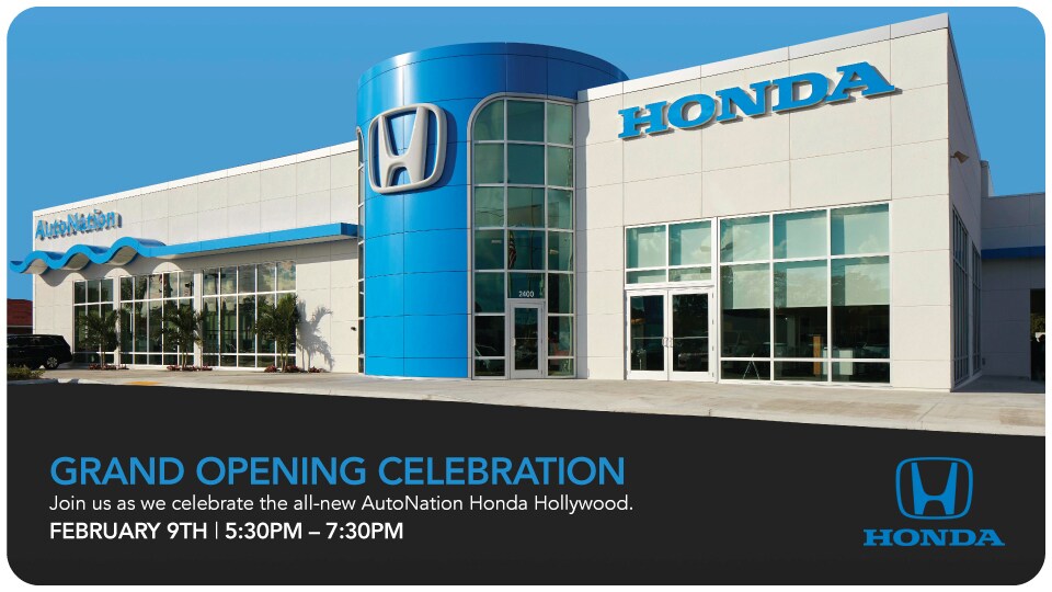 Honda Dealership Serving Fort Lauderdale, FL AutoNation Honda Hollywood