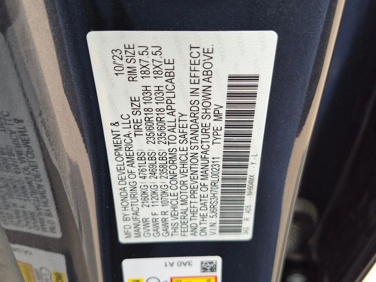 2024 Honda CR-V EX-L - Photo 23