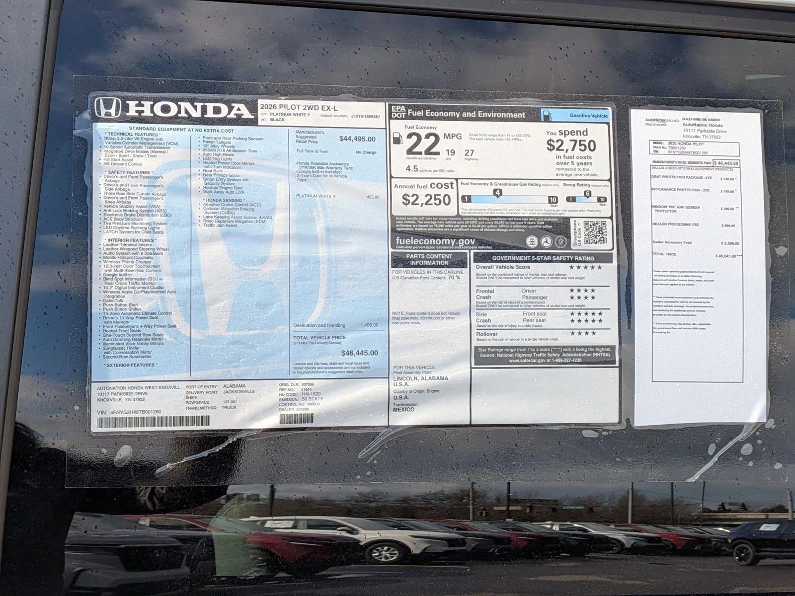 2026 Honda Pilot EX-L - Photo 18