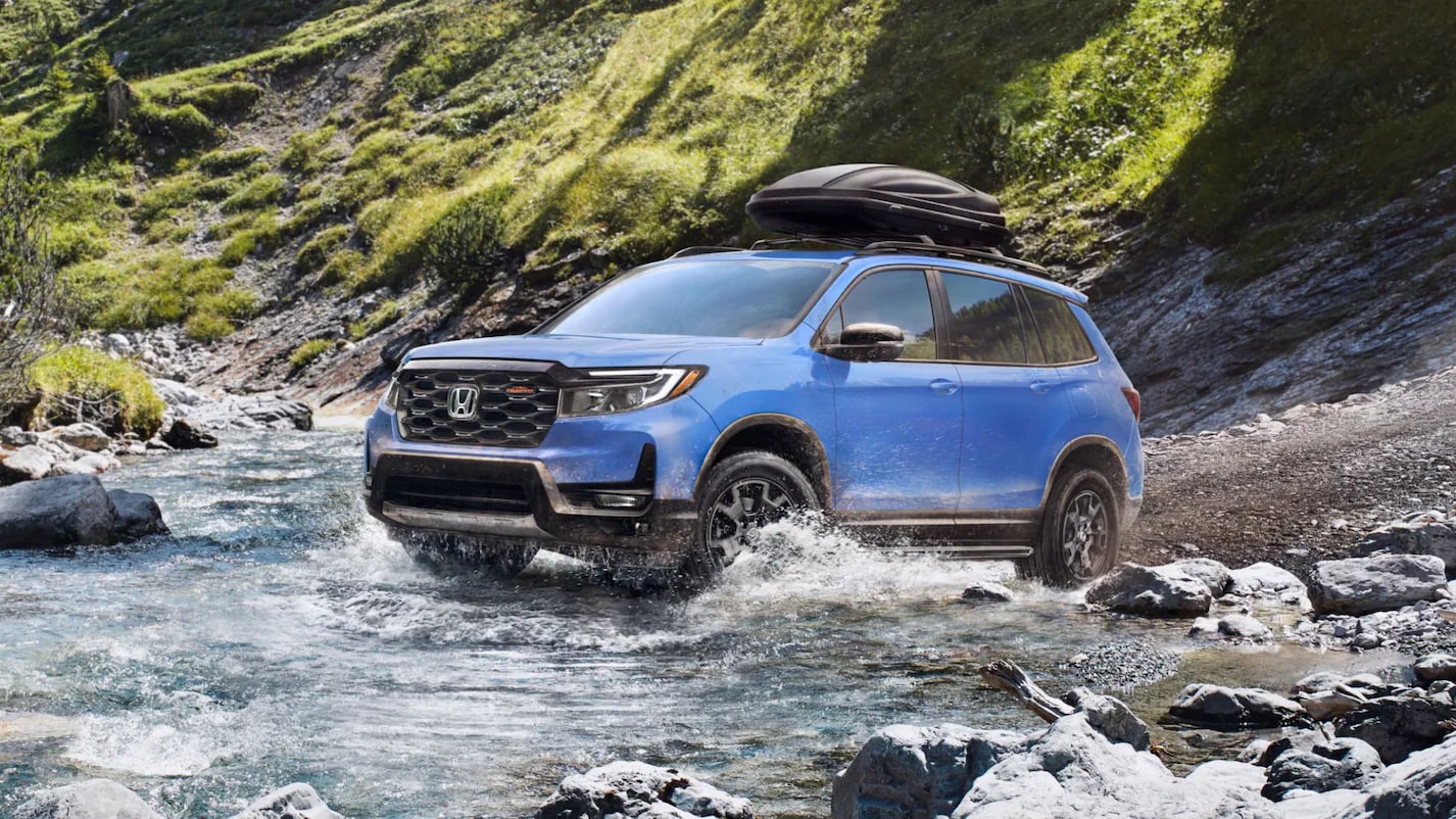 Honda Passport TrailSport in Diffused Sky Blue Pearl