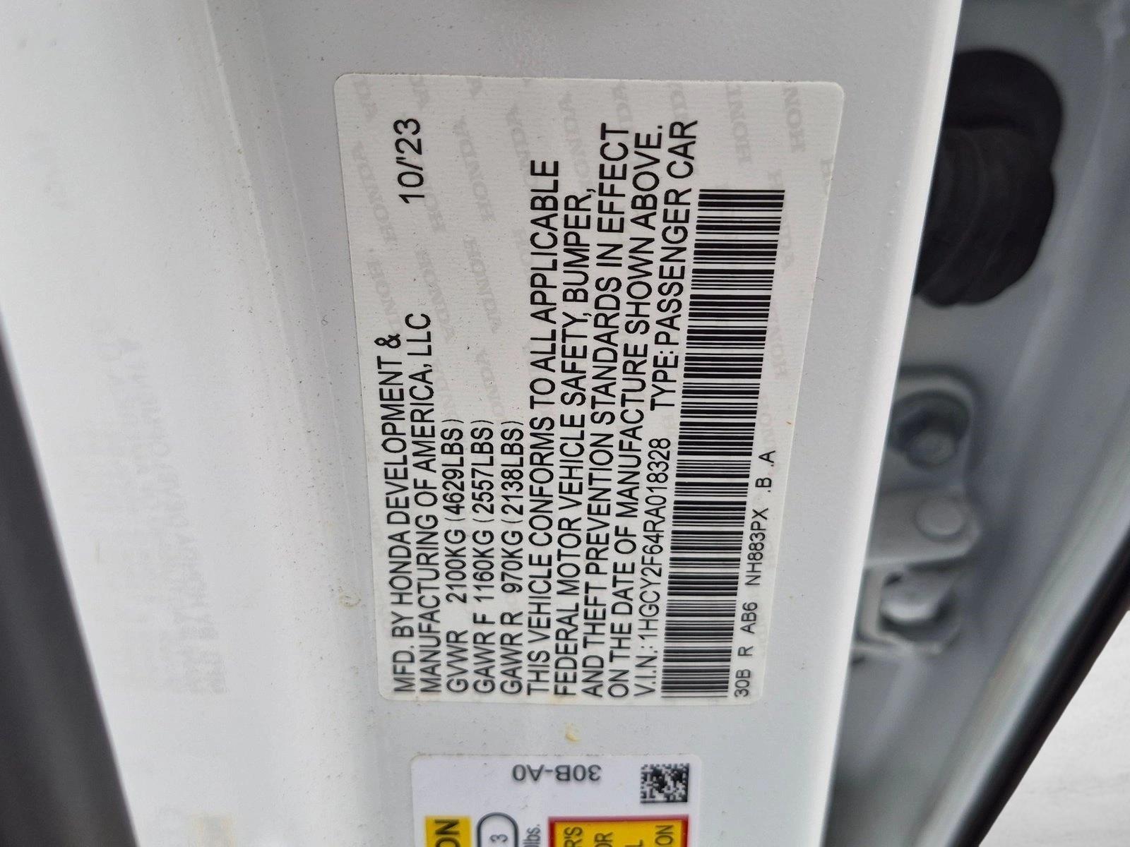 2024 Honda Accord Hybrid EX-L - Photo 15