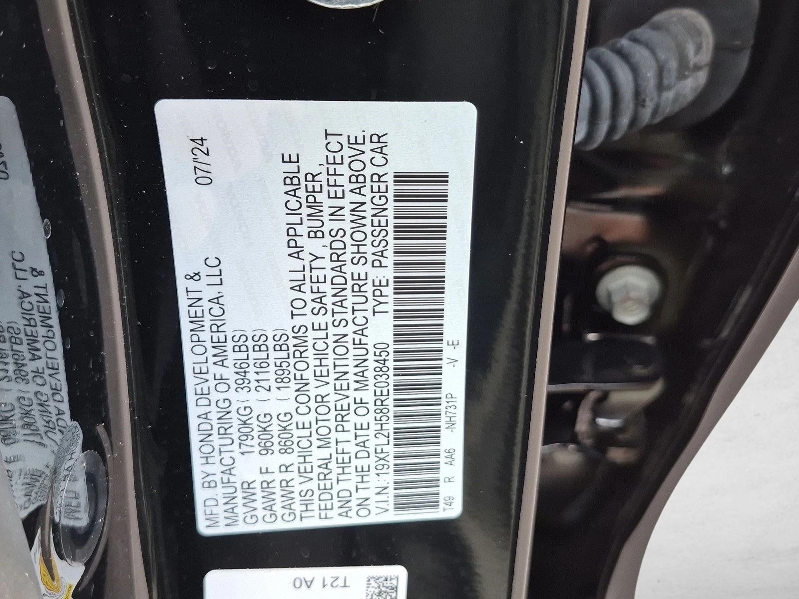 2024 Honda Civic Hatchback LX - Photo 9