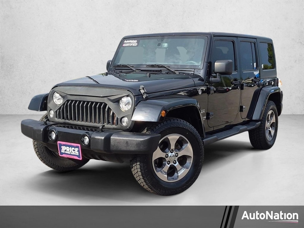 Used 2017 Jeep Wrangler JK Unlimited Sahara 4x4 SUV