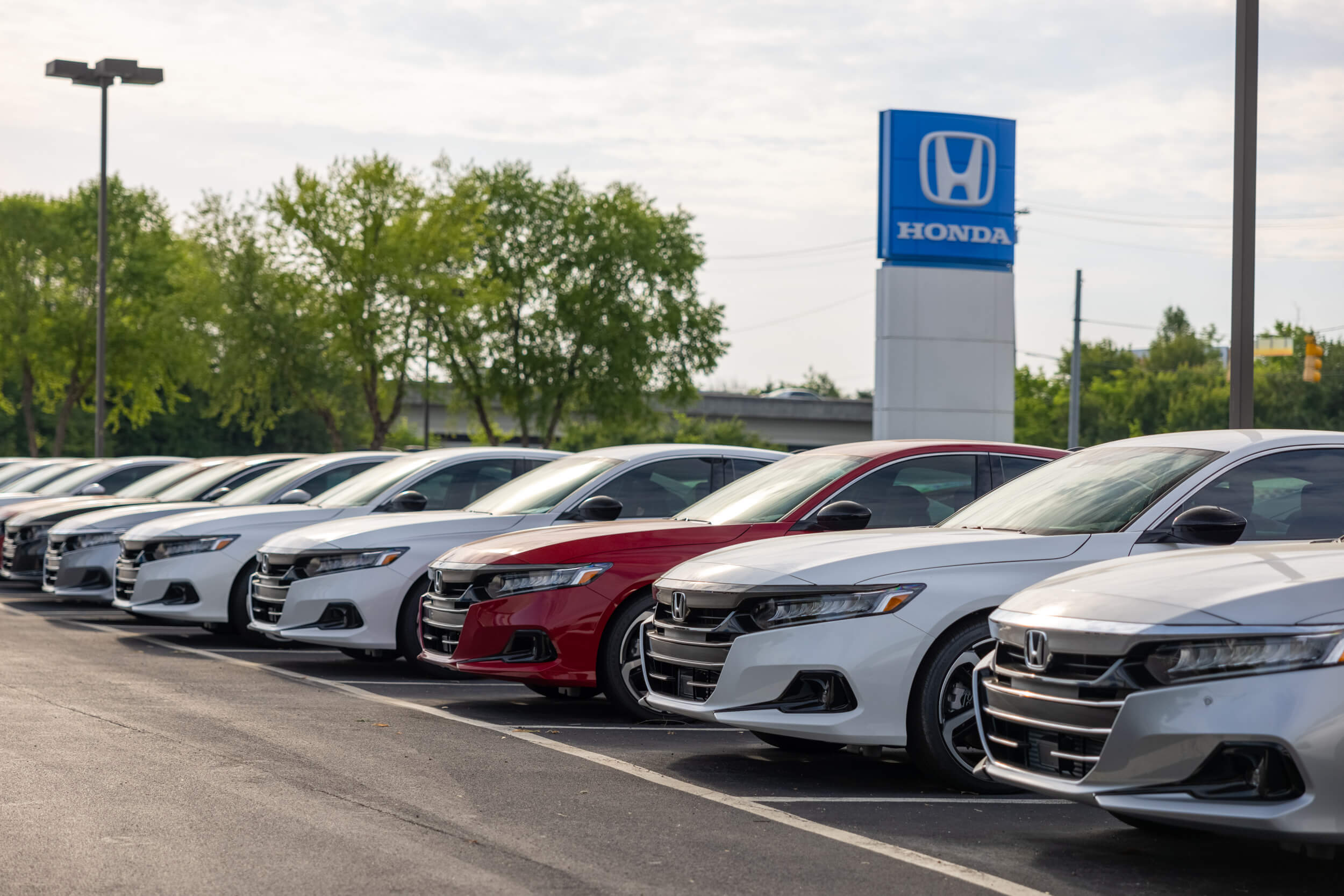 View of our inventory at AutoNation Honda West Knoxville