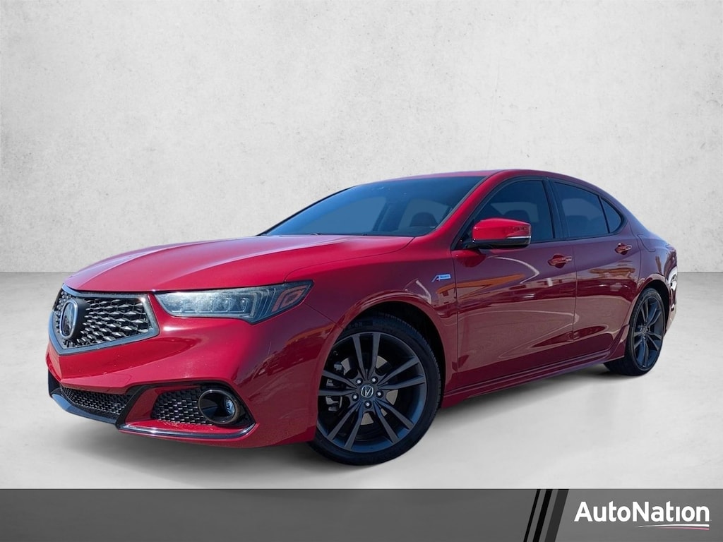 Used 2019 Acura TLX 3.5L Tech & A-Spec Pkgs w/Red Leather Sedan