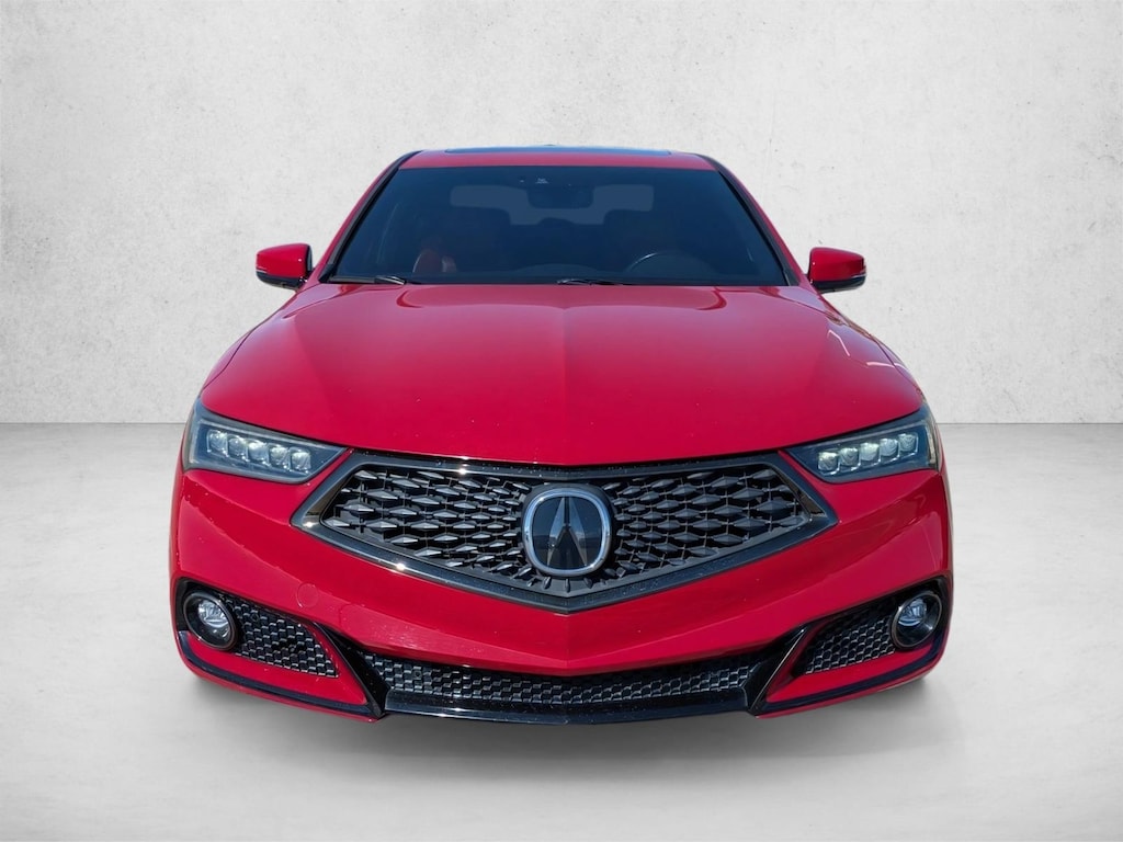 Used 2019 Acura TLX 3.5L Tech & A-Spec Pkgs w/Red Leather Sedan