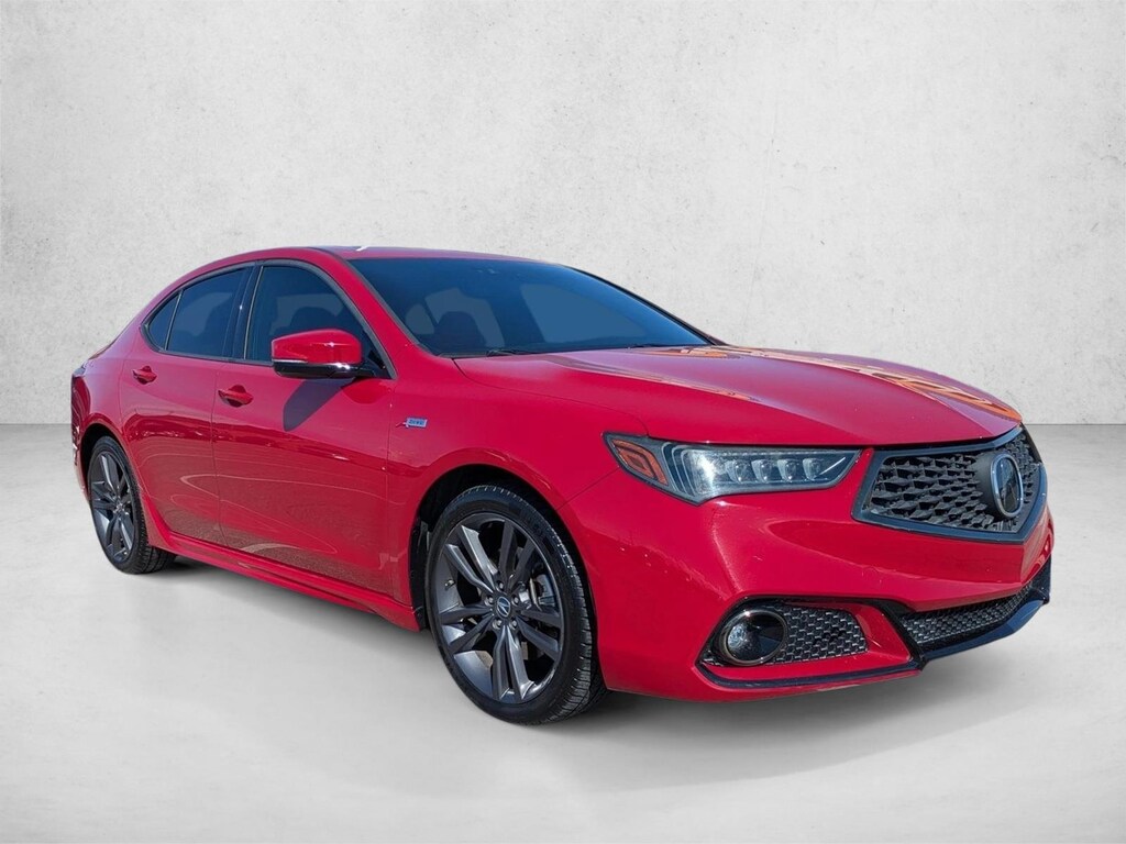Used 2019 Acura TLX 3.5L Tech & A-Spec Pkgs w/Red Leather Sedan