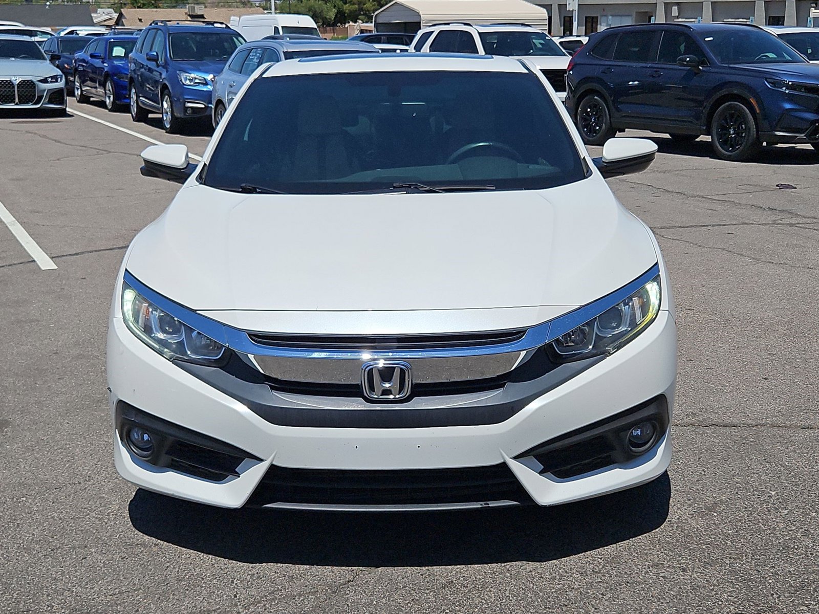 Used 2018 Honda Civic EX-L with VIN 2HGFC3B74JH352543 for sale in Las Vegas, NV