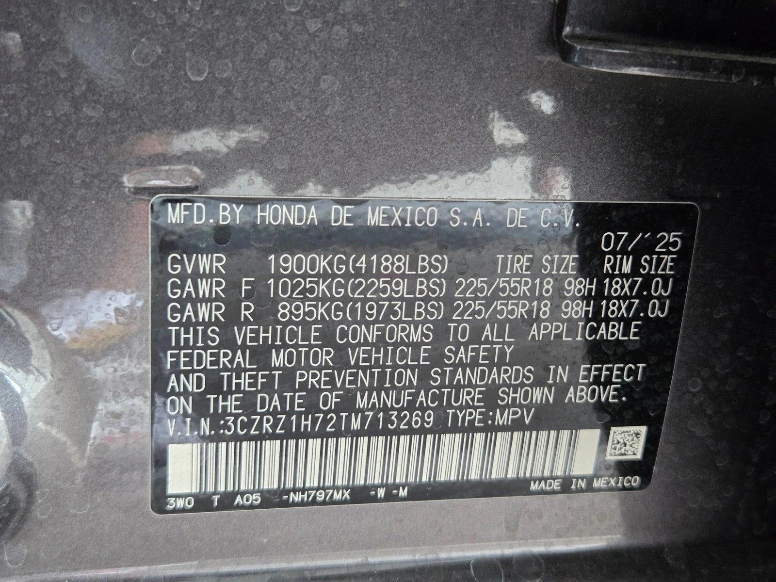 2026 Honda HR-V EX-L - Photo 17