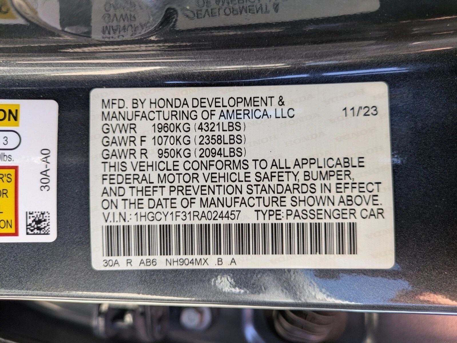 2024 Honda Accord EX - Photo 24