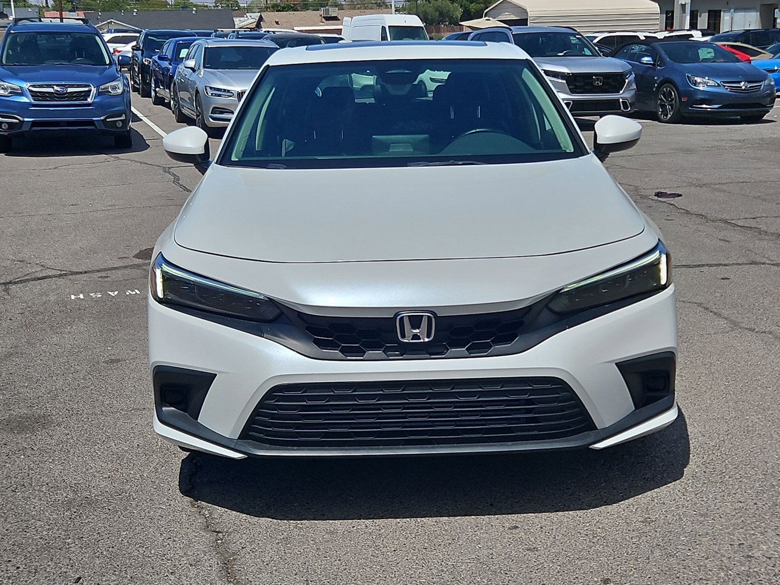 Used 2024 Honda Civic Hatchback EX-L with VIN 19XFL1H7XRE027736 for sale in Las Vegas, NV