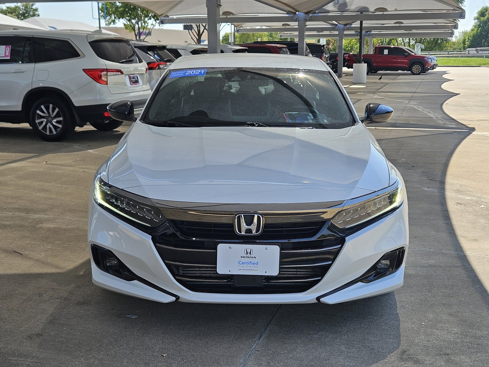 Used 2021 Honda Accord Sport with VIN 1HGCV1F30MA097725 for sale in Lewisville, TX