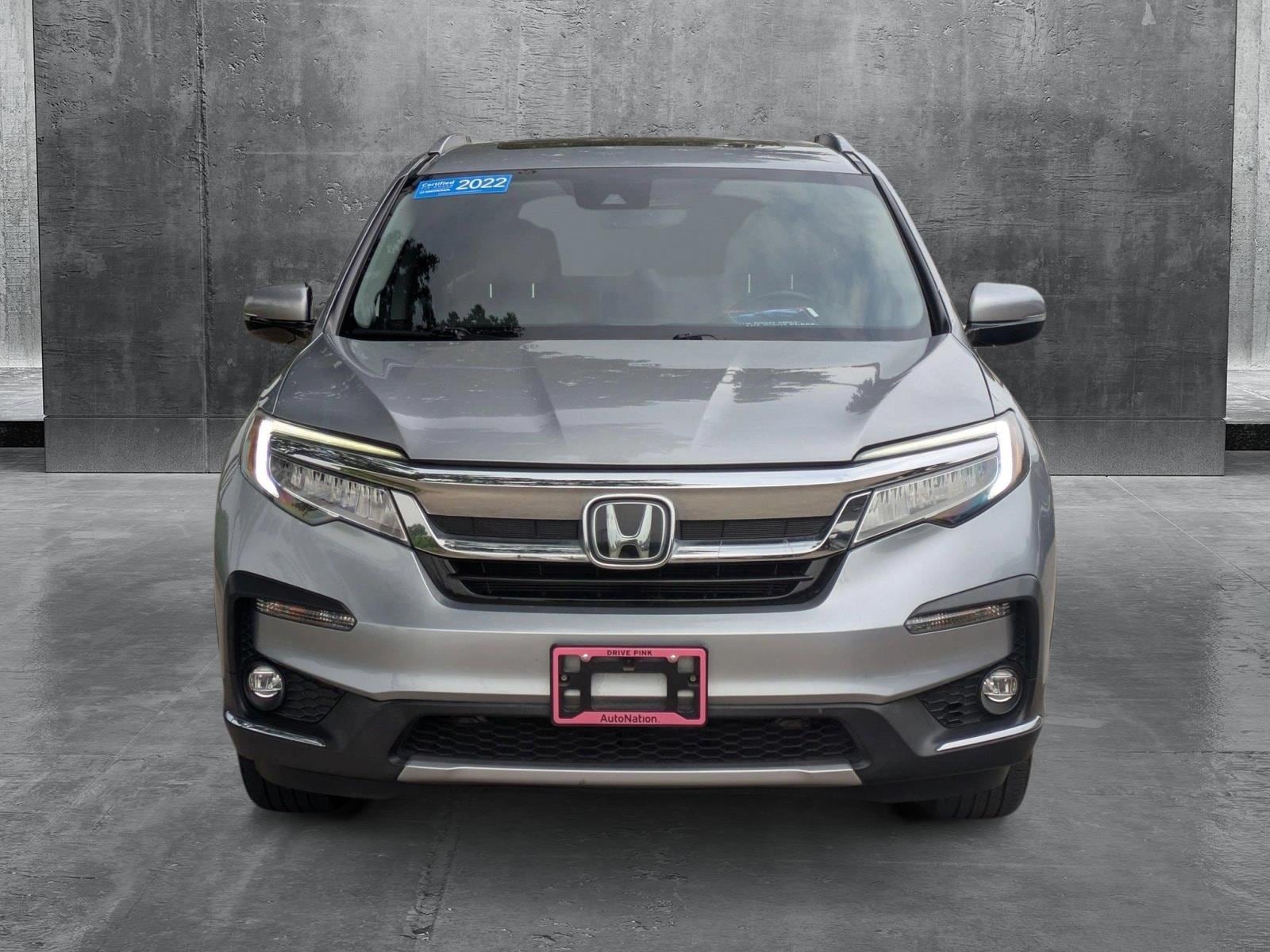 Certified 2022 Honda Pilot Touring with VIN 5FNYF5H60NB021589 for sale in Lewisville, TX