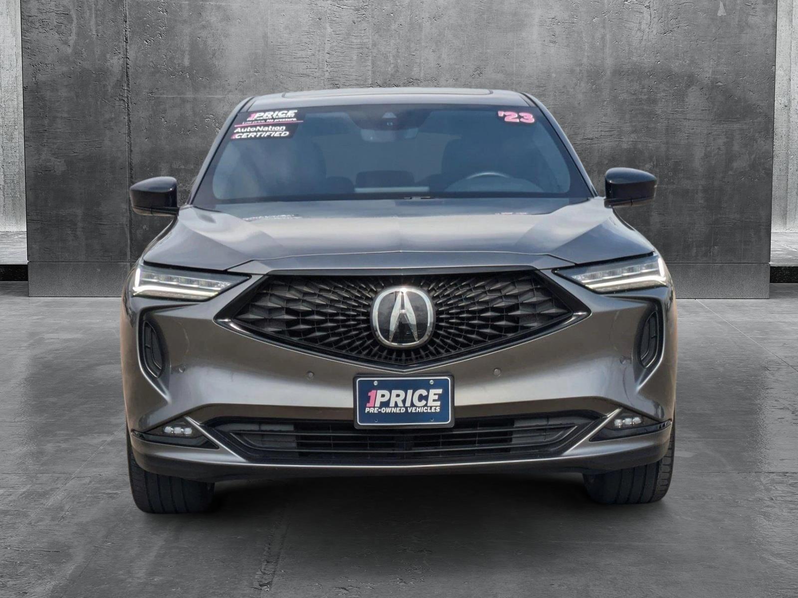 Certified 2023 Acura MDX A-Spec Package with VIN 5J8YE1H02PL000364 for sale in Lewisville, TX