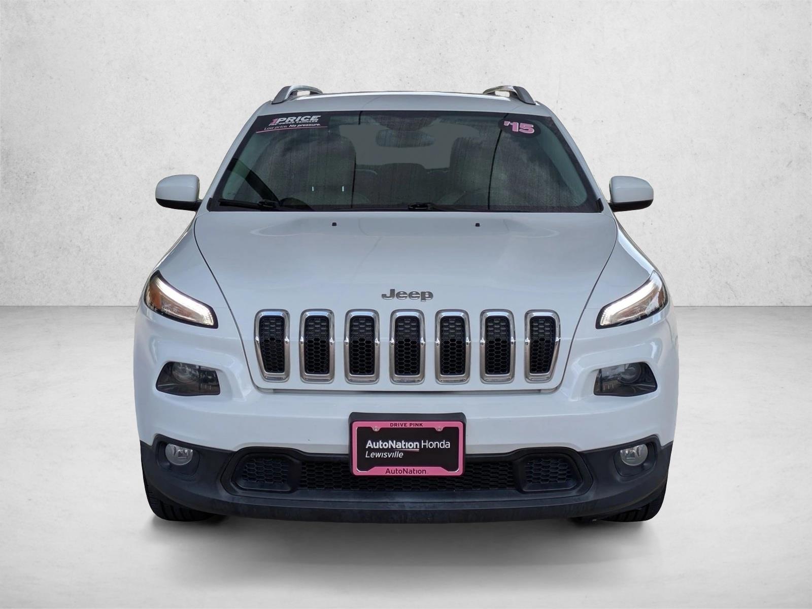 Used 2015 Jeep Cherokee Latitude with VIN 1C4PJLCB6FW766475 for sale in Lewisville, TX