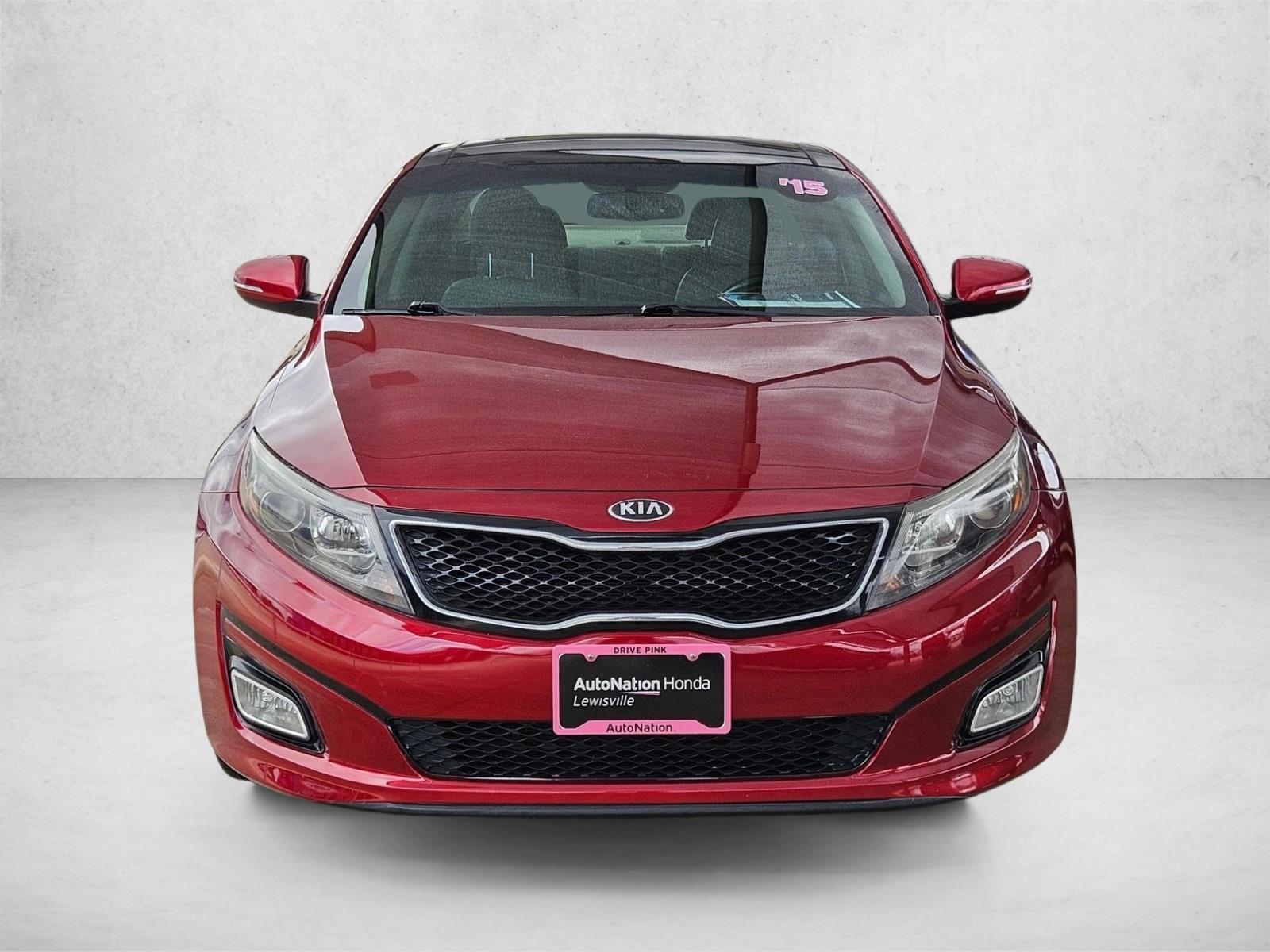 Used 2015 Kia Optima EX with VIN 5XXGN4A79FG497012 for sale in Lewisville, TX