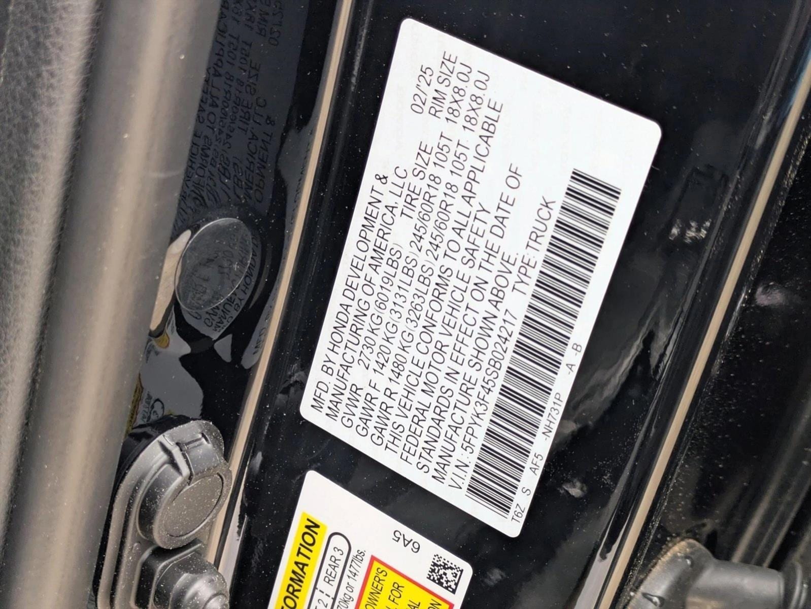 2025 Honda Ridgeline RTL - Photo 20