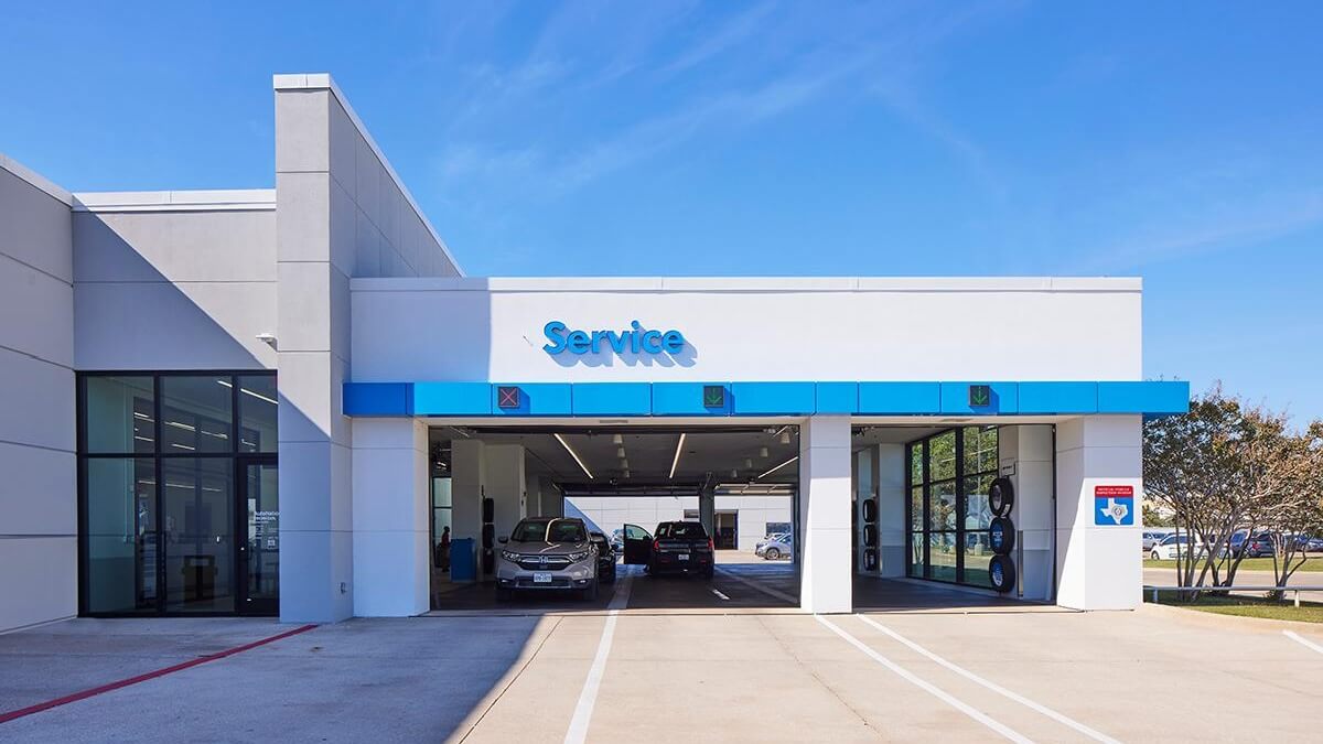 AutoNation Honda Lewisville Service Center entrance