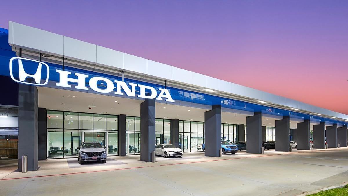 Exterior view of AutoNation Honda Lewisville