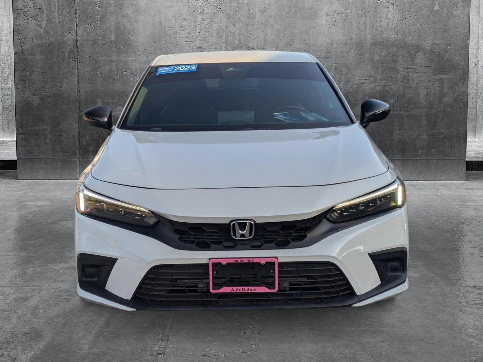 Certified 2023 Honda Civic Hatchback Sport with VIN 19XFL2H89PE003343 for sale in Lewisville, TX