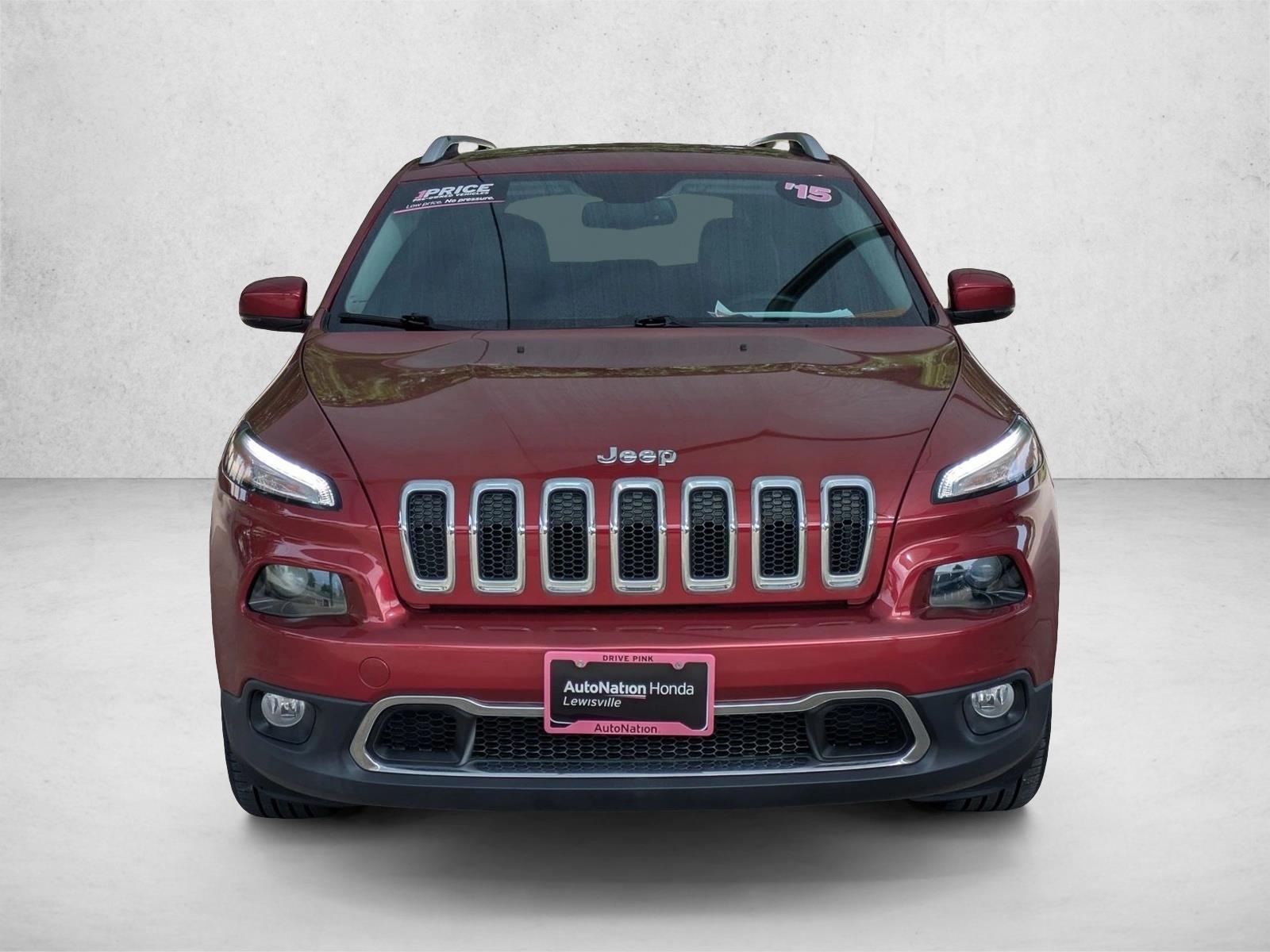 Used 2015 Jeep Cherokee Limited with VIN 1C4PJLDS8FW530280 for sale in Lewisville, TX