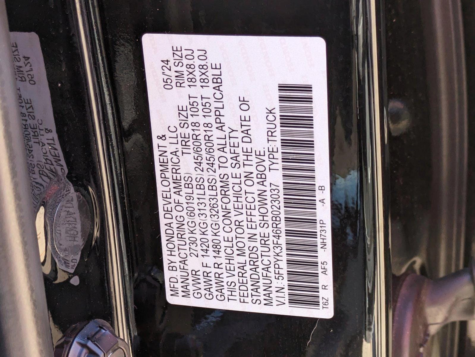 2024 Honda Ridgeline RTL - Photo 18