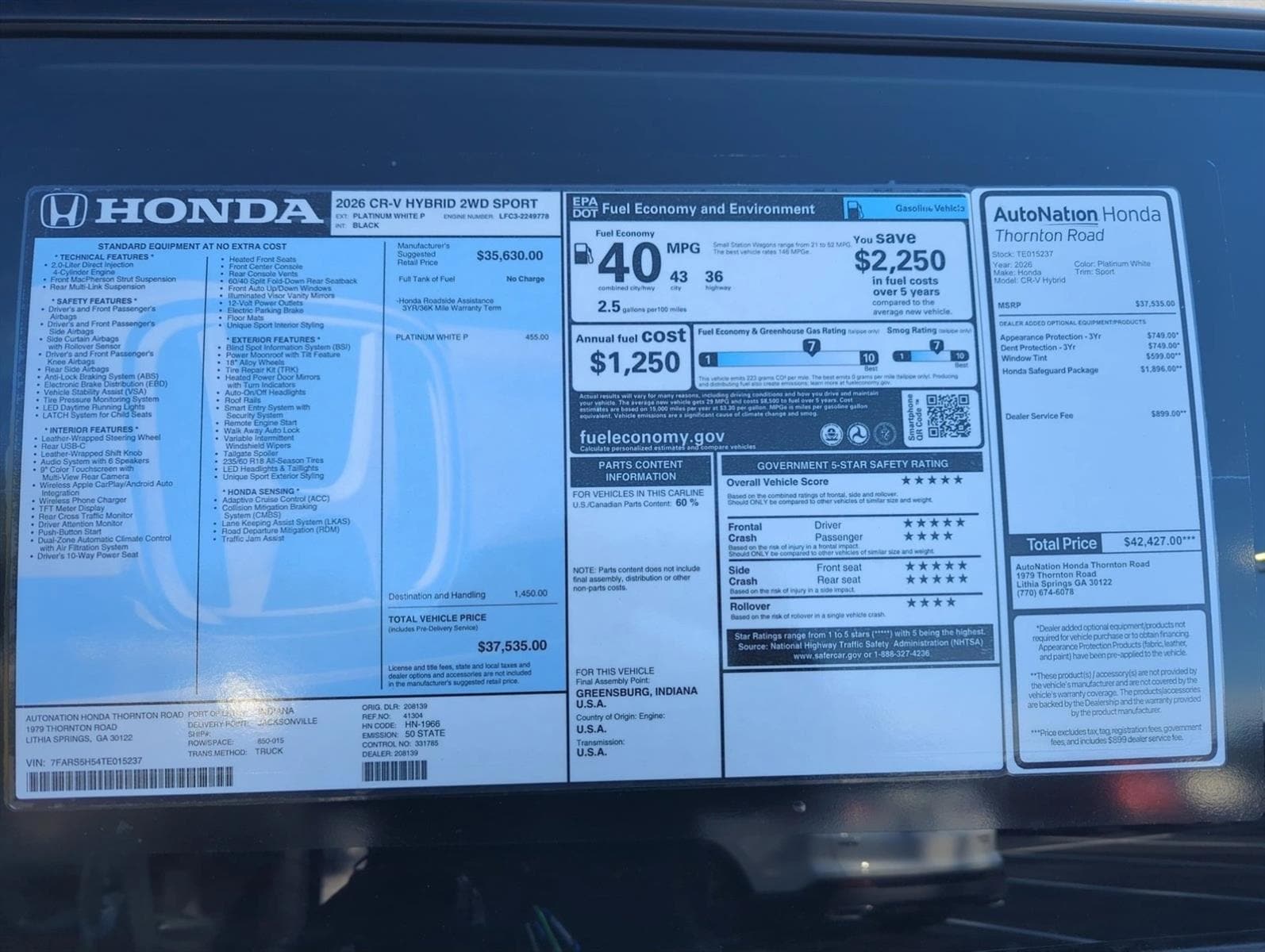 2026 Honda CR-V Sport - Photo 20