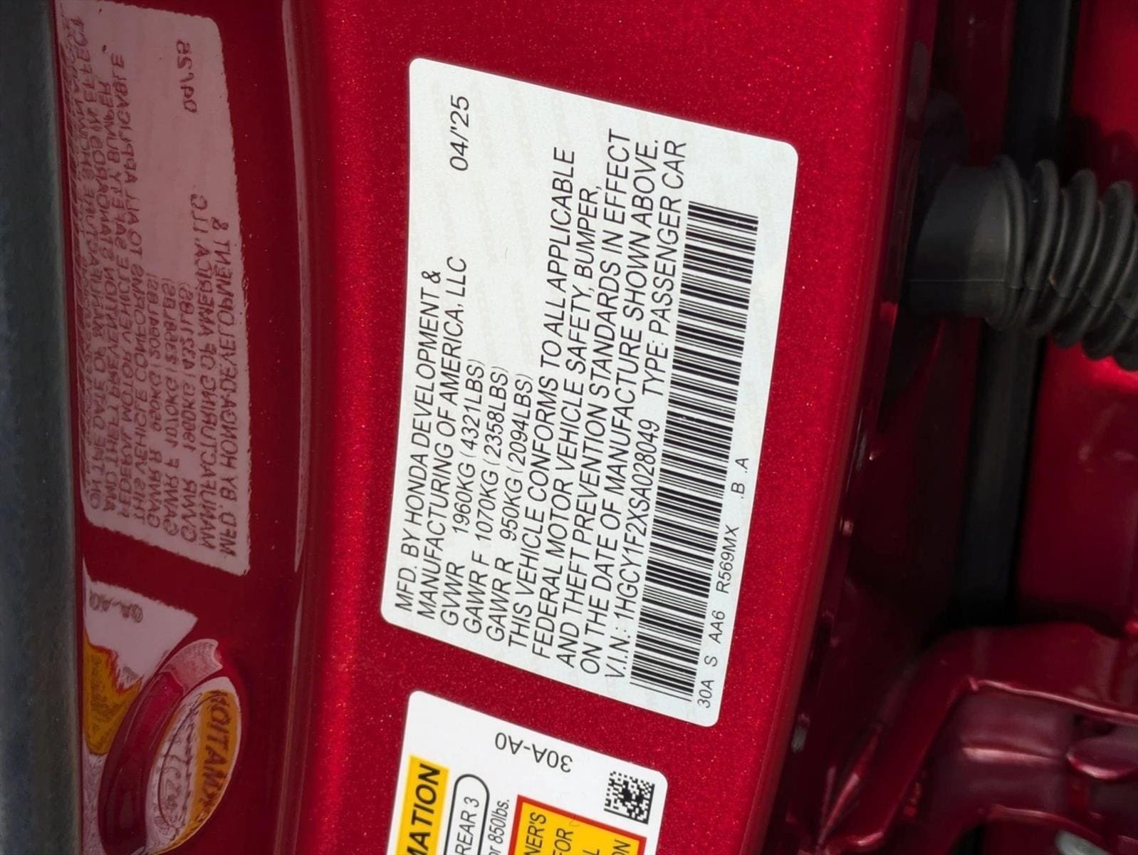 2025 Honda Accord LX - Photo 17