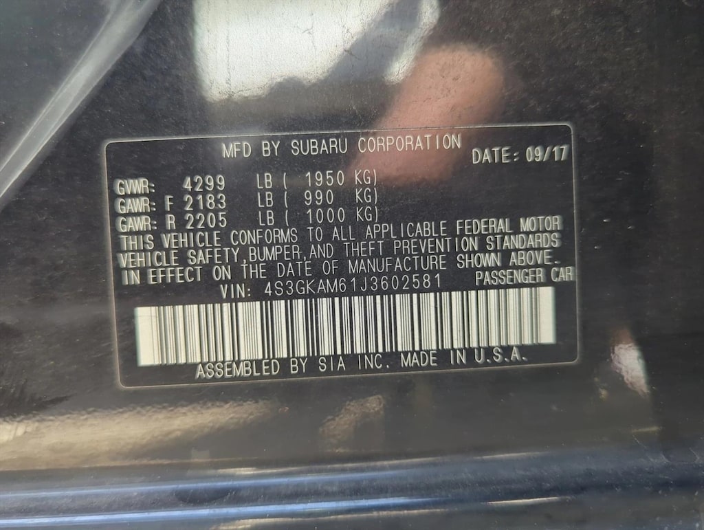 Used 2018 Subaru Impreza 2.0i Sport with Sedan