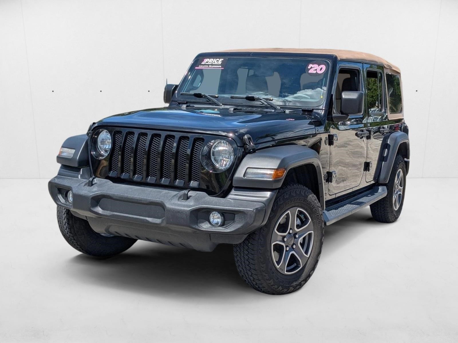 2020 Jeep Wrangler Unlimited Black and Tan