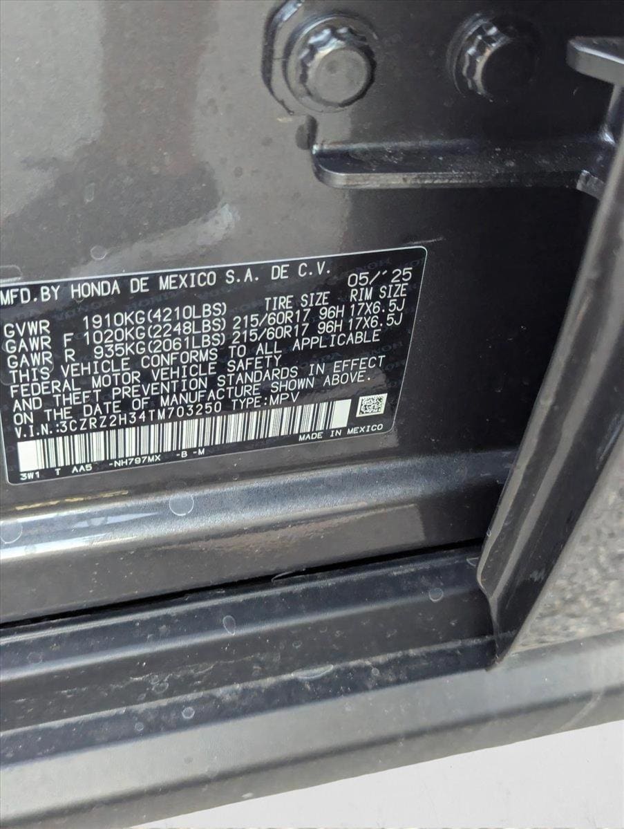 2026 Honda HR-V LX photo 4