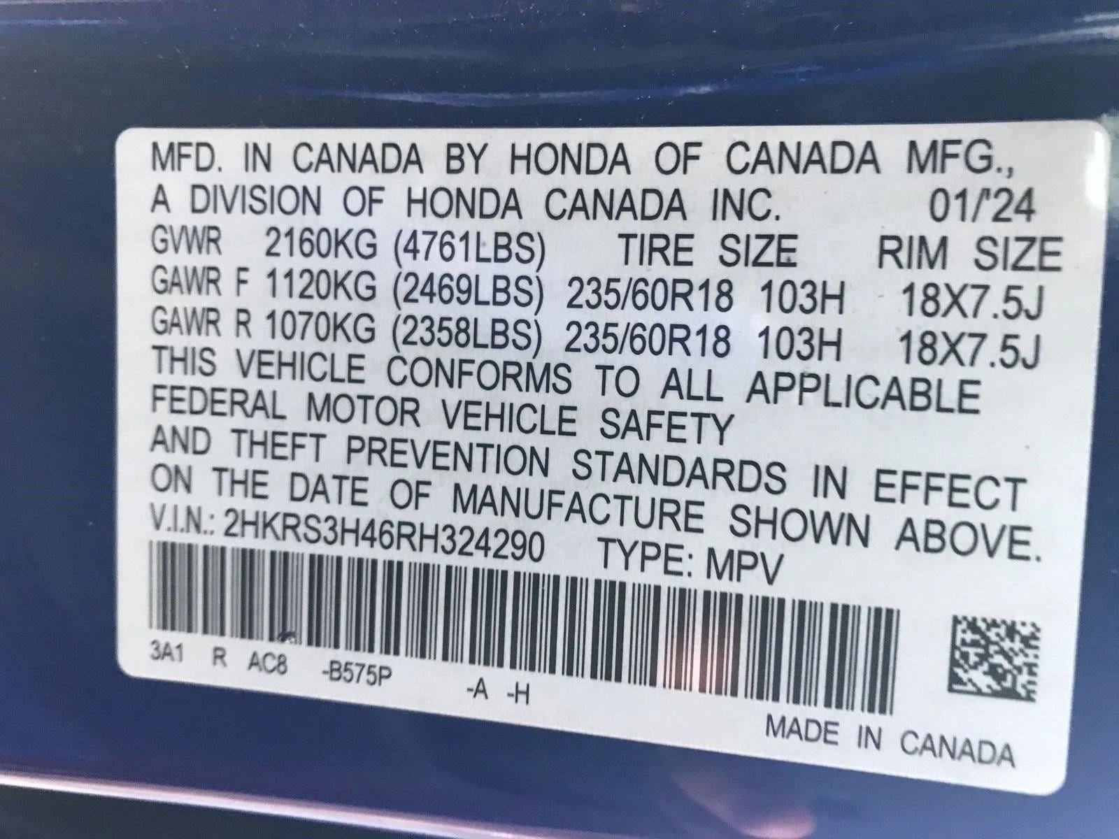 2024 Honda CR-V EX - Photo 23