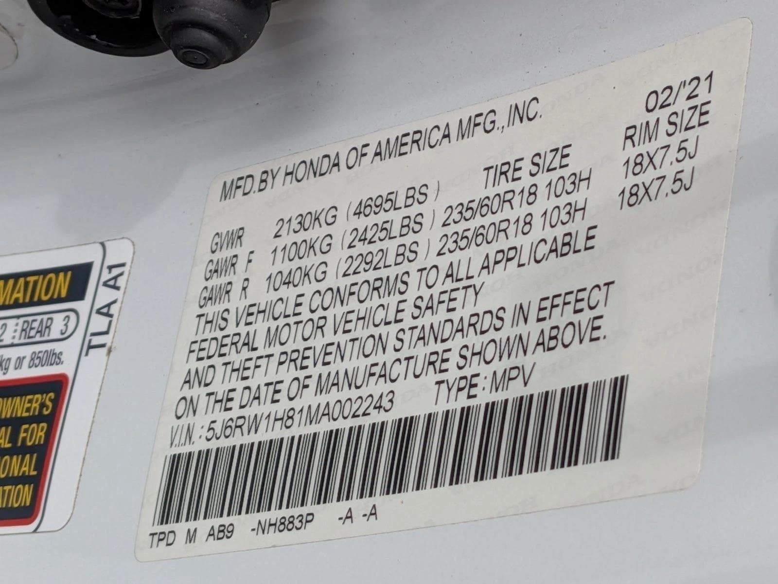 2021 Honda CR-V EX-L - Photo 23