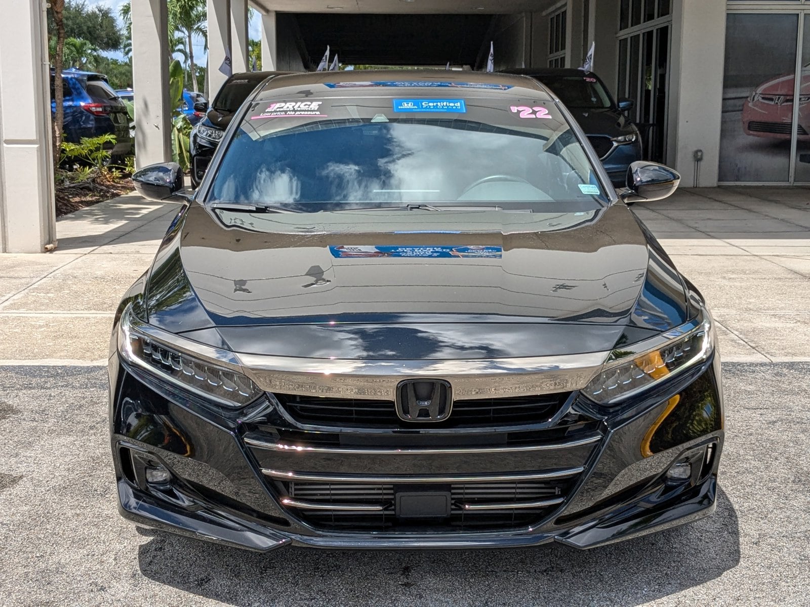 Certified 2022 Honda Accord Sport with VIN 1HGCV1F3XNA003268 for sale in Miami Gardens, FL